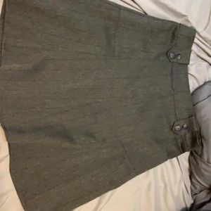 Grey skirt school girl